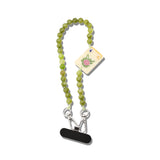 Hand-painted Flower Mahjong Bracelet Phone Chain