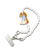 Hand-painted King Charles Bracelet Phone Chain