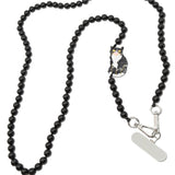 Hand-painted Tuxedo Cat Crossbody Phone Chain