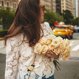 Hand-painted Origami Rose Crossbody Phone Chain
