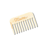 Hand-painted Mama Pocket Comb | Eco-Friendly