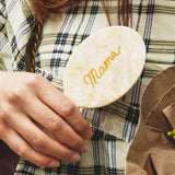 Hand-painted Mama Handbag Hero Brush | Eco-Friendly