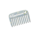 Hand-painted Bridesmaid Pocket Comb | Eco-Friendly