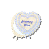 Hand-painted Something Blue Compact Mirror | Eco-Friendly
