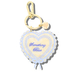 Hand-painted Something Blue Bag Charm + Keychain | Eco-Friendly