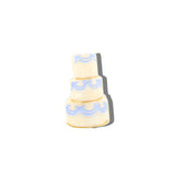 Hand-painted Wedding Cake Claw Hair Clip | Eco-Friendly