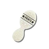 Hand-painted Paris Mosaic Handbag Hero Brush | Eco-Friendly