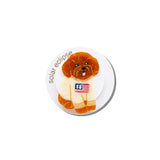 Hand-painted Americana Puppy GripCharm | Eco-Friendly