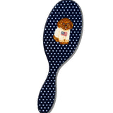Hand-painted Americana Puppy Brush | Eco-Friendly