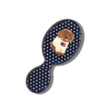 Hand-painted Americana Puppy Brush | Eco-Friendly
