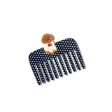 Hand-painted Americana Puppy Pocket Comb | Eco-Friendly