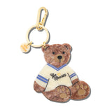 Hand-painted Go Sports Teddy Bag Charm + Keychain | Eco-Friendly