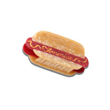 Hand-Painted America Hotdog Claw Clip | Eco-Friendly