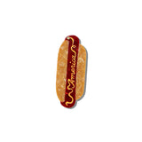Hand-painted America Hotdog Compact Mirror | Eco-Friendly