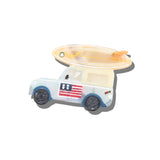 Hand-painted Americana Surf Car Compact Mirror | Eco-Friendly
