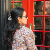 Hand-painted Frenchie Puppy Claw Hair Clip | Eco-Friendly