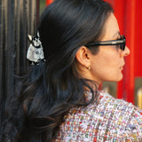 Hand-painted Frenchie Puppy Claw Hair Clip | Eco-Friendly