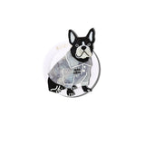 Hand-painted Frenchie Puppy GripCharm | Eco-Friendly