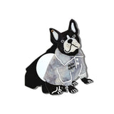Hand-painted Frenchie Puppy Compact Mirror | Eco-Friendly