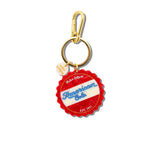 Hand-painted American Cola Bag Charm + Keychain | Eco-Friendly