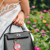 Hand-painted American Cola Bag Charm + Keychain | Eco-Friendly