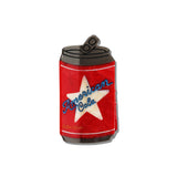 Hand-painted American Cola Can Claw Hair Clip | Eco-Friendly