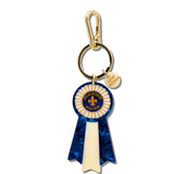 Hand-painted Polo Club Ribbon Bag Charm + Keychain | Eco-Friendly