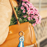 Hand-painted Polo Club Ribbon Bag Charm + Keychain | Eco-Friendly