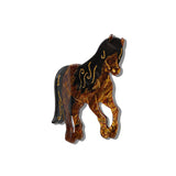 Hand-painted Horse Claw Hair Clip | Eco-Friendly