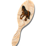 Hand-painted Horse Brush | Eco-Friendly