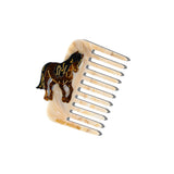 Hand-painted Horse Pocket Comb | Eco-Friendly