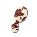 Hand-painted Cowhide Brush | Eco-Friendly