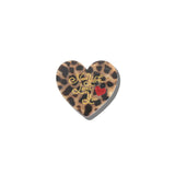 Hand-painted New York Loves You Heart Brooch Pin
