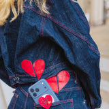 Hand-painted New York Loves You Heart GripCharm | Eco-Friendly