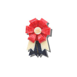 Hand-painted American Ribbon Brooch Pin