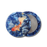 Hand-painted Koi Fish Compact Mirror | Eco-Friendly