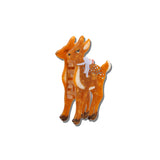 Hand-painted Fawn Claw Hair Clip | Eco-Friendly
