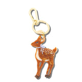 Hand-painted Fawn Bag Charm + Keychain | Eco-Friendly