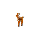 Hand-painted Fawn Brooch Pin