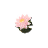 Hand-painted Japanese Lily Brooch Pin