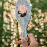 Hand-painted Japanese Lily Brush | Eco-Friendly