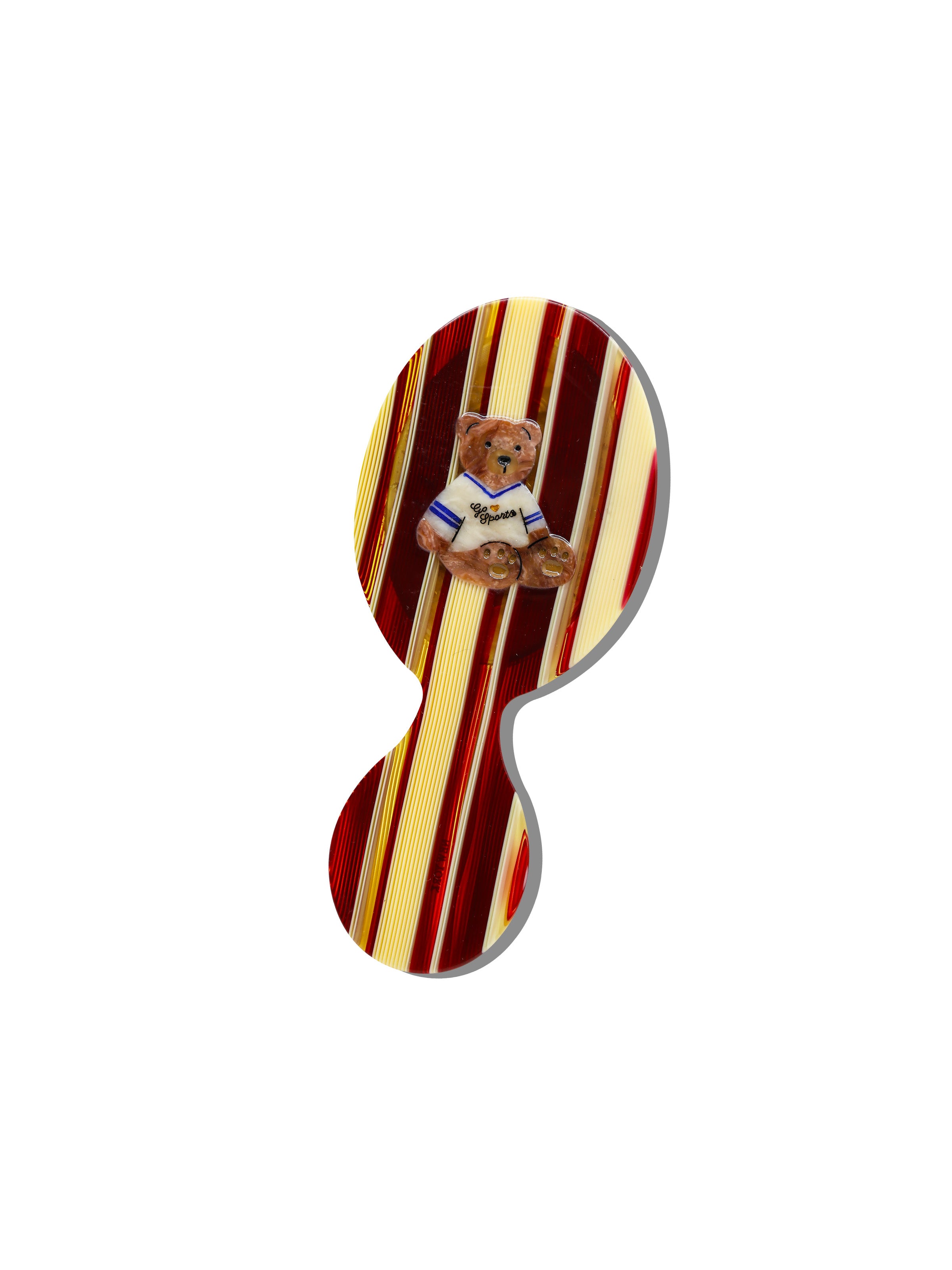 Hand-painted Go Sports Teddy Brush | Eco-Friendly
