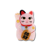 Hand-painted Maneki-Neko Cat Claw Hair Clip | Eco-Friendly