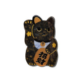 Hand-painted Maneki-Neko Cat Claw Hair Clip | Eco-Friendly