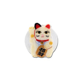 Hand-painted Maneki-Neko Cat GripCharm | Eco-Friendly
