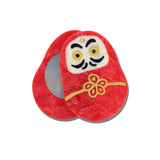 Hand-painted Daruma Doll Compact Mirror | Eco-Friendly