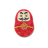 Hand-painted Daruma Doll Compact Mirror | Eco-Friendly
