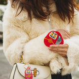 Hand-painted Daruma Doll Compact Mirror | Eco-Friendly