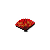 Hand-painted Vintage Fan Brooch Pin