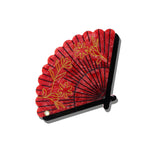 Hand-painted Vintage Fan Compact Mirror | Eco-Friendly
